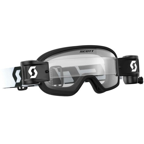 Scott Buzz MX Pro WFS Clear Works Lens Goggles - Black/White