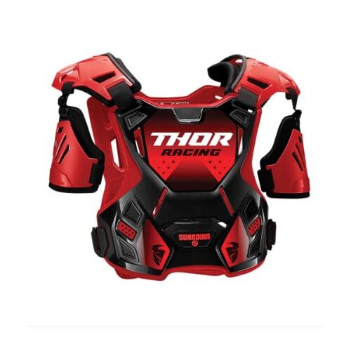 Thor S20 Guardian Armour Chest Protector - Red/Black 