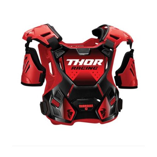 Thor S20Y Youth Guardian Armour Chest Protector - Red/Black
