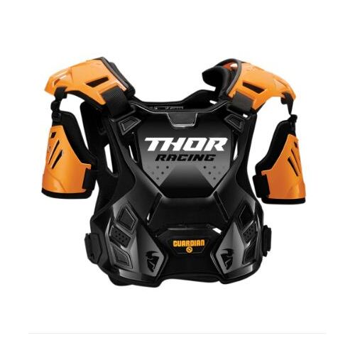 Thor S20Y Youth Guardian Armour Chest Protector - Orange/Black 