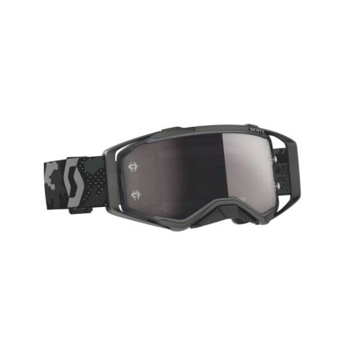 Scott Prospect Chrome Lens Works Motorcycle Goggle - Dark Grey/Black/Silver