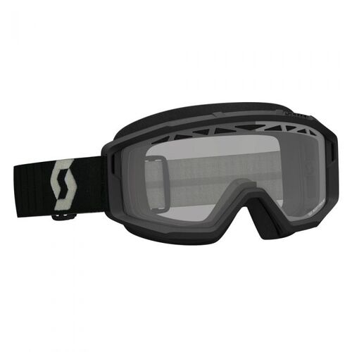 Scott Primal Enduro Clear Lens Motorcycle Goggle - Black/Grey