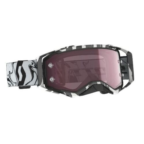 Scott Prospect Amplifier Motorcycle Goggle - Marble Black/White/Rose Works