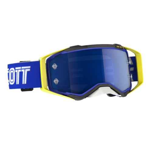 Scott Prospect LTD Edition Pro Circuit Motorcycle Goggle - Blue/Yellow/Blue chrome