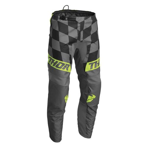 Thor Sector Birdrock Motorcycle Pants - Grey/Acid