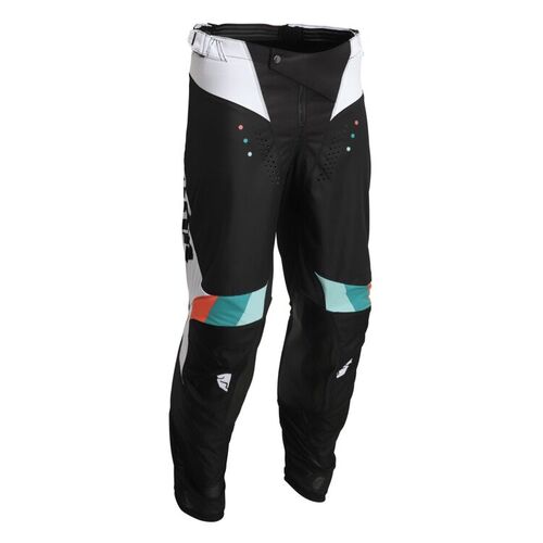 Thor Pulse React Motorcycle Pants Size:30 - White/Black