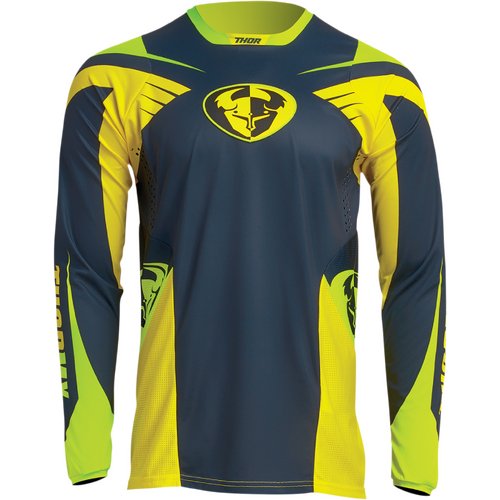 Thor Pulse Motorcycle Jersey  Midnight/Lime SM