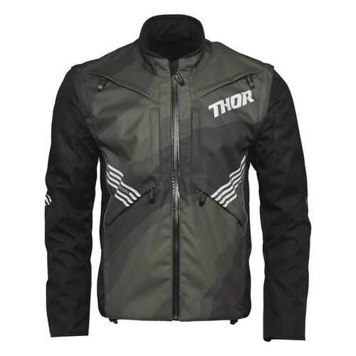 Thor Terrain Mesh Motorcycles Jacket - Camo/Green