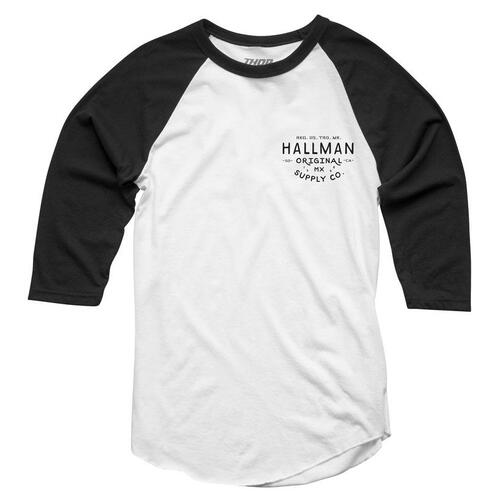 Thor S18 3/4 Men's Hallman Tee - White/Black