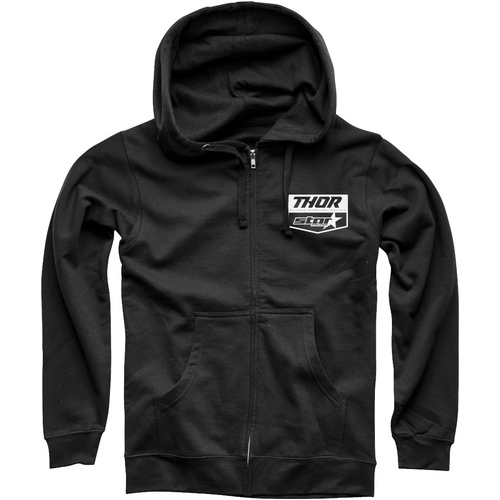 Thor Star Racing Full Zip Motocross Fleece - Black