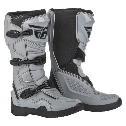 Fly Racing Maverik Lite Motorcross Boots - Grey/Black