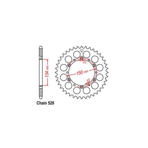 Rear Sprocket Kawasaki 520