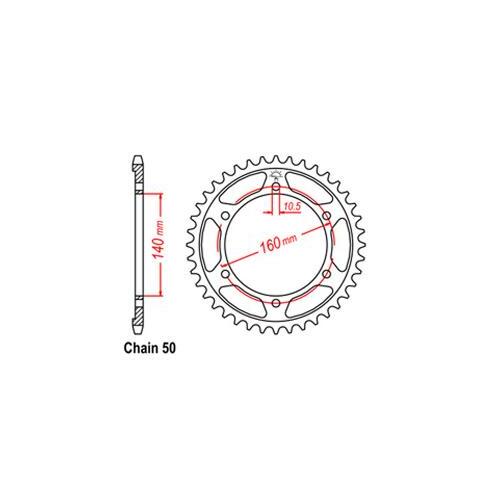 Rear Sprocket Kawasaki 530