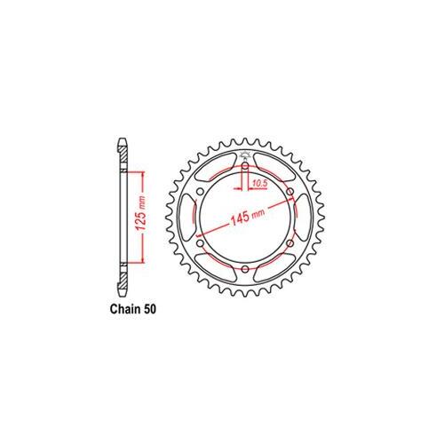 Rear Sprocket Yamaha 530