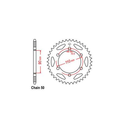 Rear Sprocket Yamaha 530