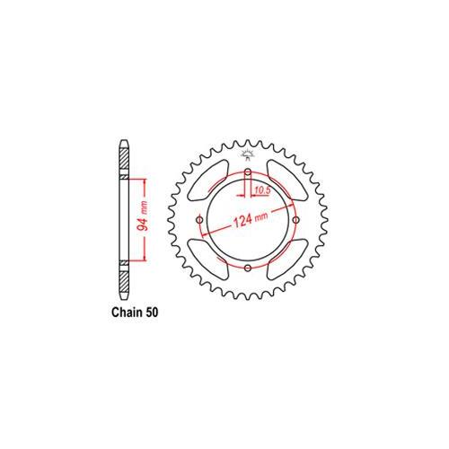 Rear Sprocket Honda 530