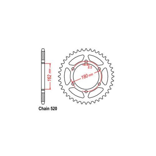 Rear Sprocket Suzuki 520