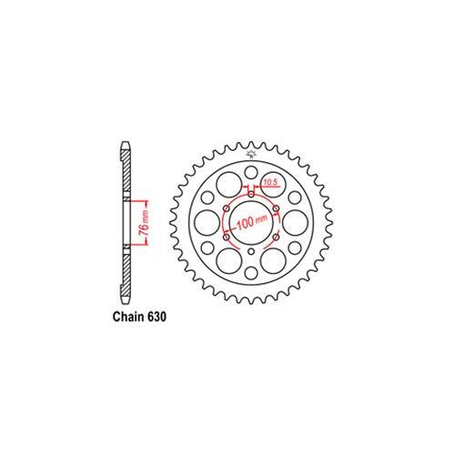 Rear Sprocket Suzuki 630