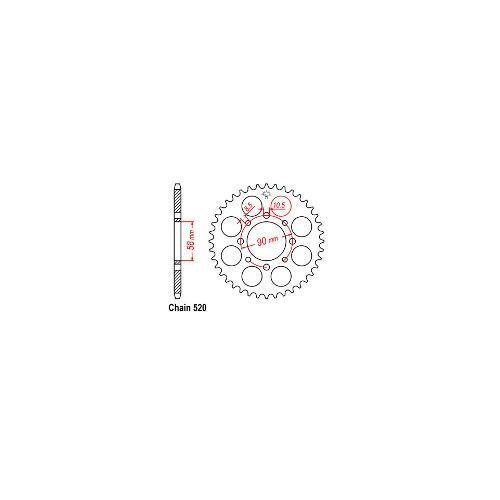 Rear Sprocket Honda Ktm 520