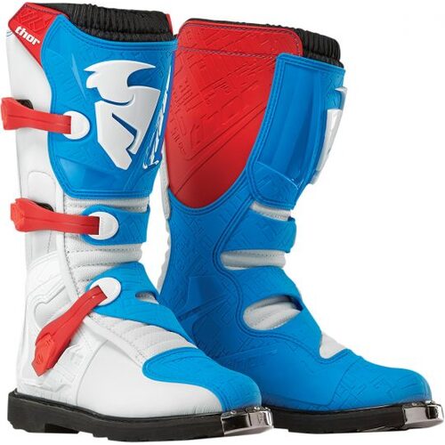 Thor Men's Blitz CE Motocross Boots - Red/Blue