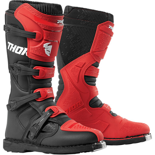 Thor Men's Blitz XP Motorcycle Boots - Red/Black 