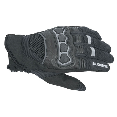 Dririder Street Ladies Motorcycle Gloves X-Small - Black/Grey
