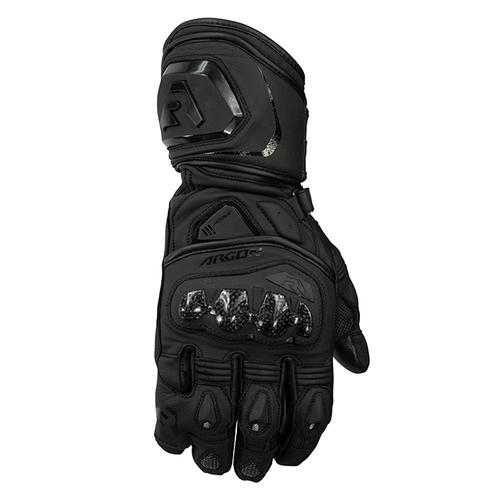 Argon Mission Leather Motorcycle Road Gloves - Stealth 2X-Large 