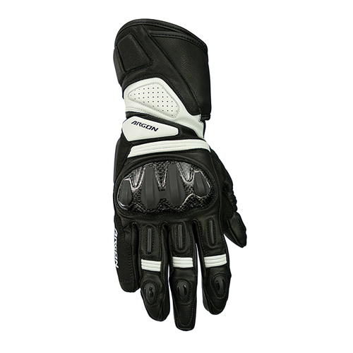 Argon Duty For Men Motorcycle Off Road Gloves - Black/White M