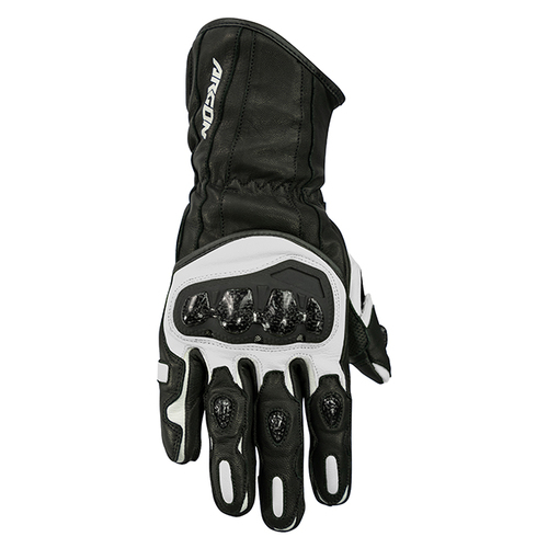 Argon Rush For Men Motorcycle Off Road Gloves - Black/White M