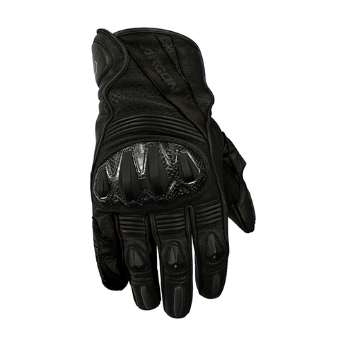 Argon Turmoil Leather Men Motorcycle On Road Gloves - Stealth XL
