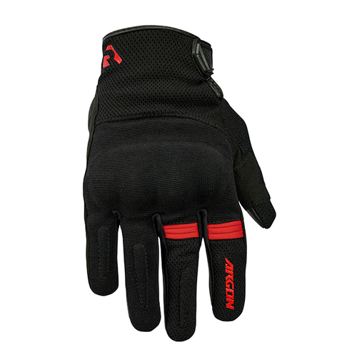 Argon Swift Lightweight for Men Motorcycle Off Road Gloves - Black/Red XL