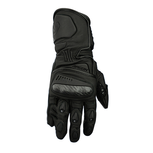 Argon Engage Swift Leather Men Motorcycle On Road Gloves - Stealth 2XL
