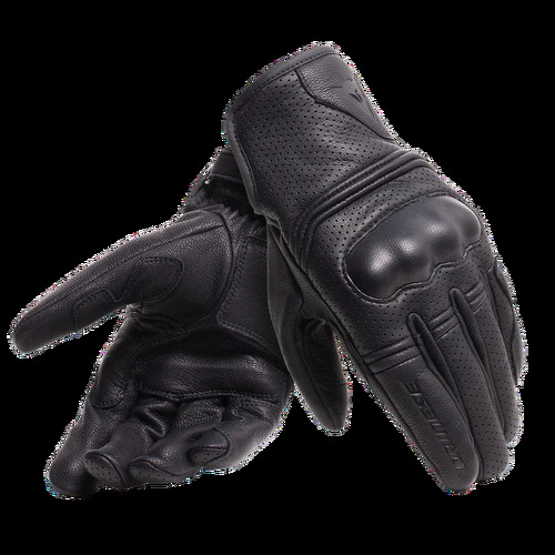 Dainese Corbin Air Unisex Leather Motorcycle Gloves Black/Xxl