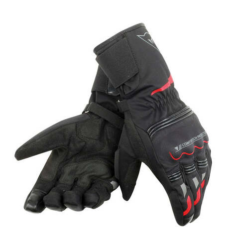 Dainese Tempest D-Dry Long Unisex Gloves Black/Red