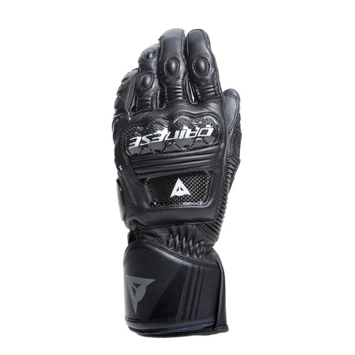 Dainese Druid 4 Leather Motorcycle Gloves Black/Black/Charcoal-Gray/M
