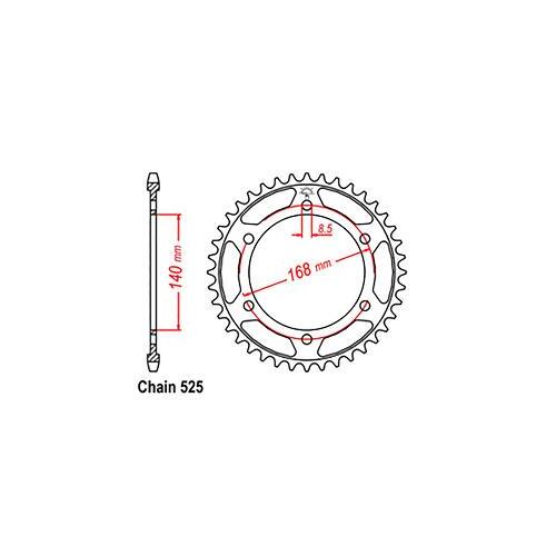 Rear Sprocket Bmw 525