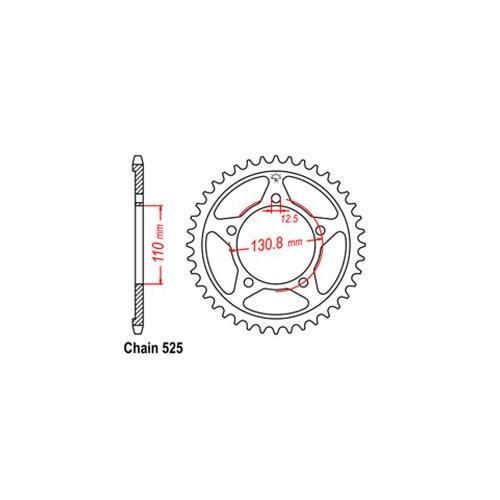 Rear Sprocket Bmw 525