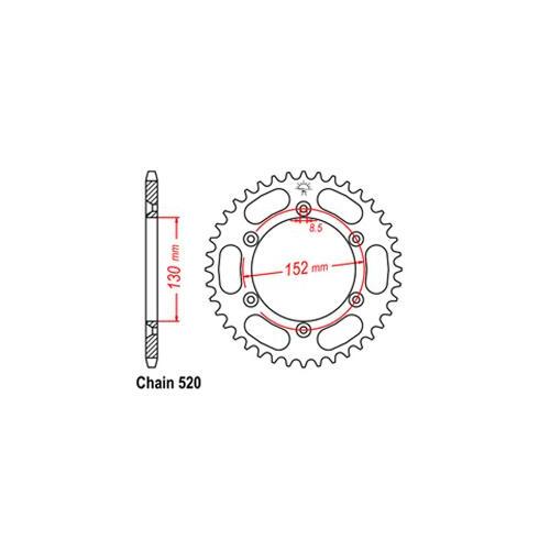 Rear Sprocket Bmw 520