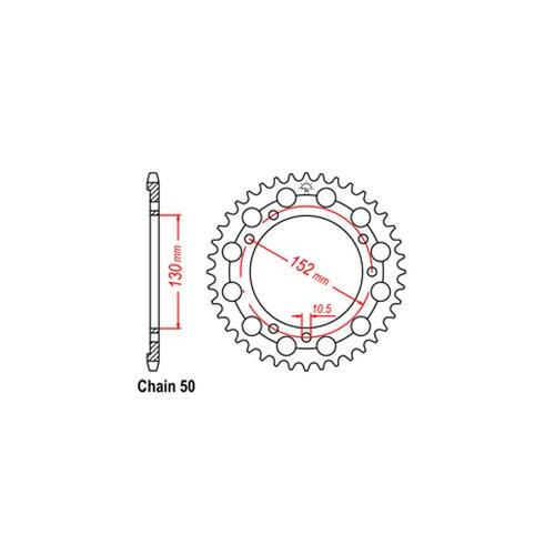 Rear Sprocket Cagiva 530