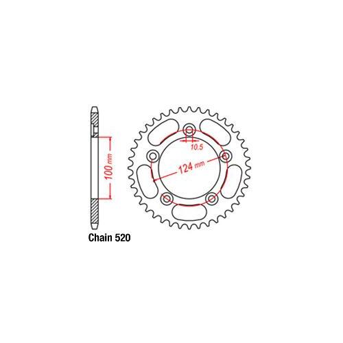 Rear Sprocket Ducati 520