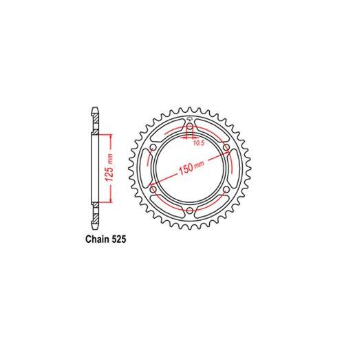 Rear Sprocket Ktm 525