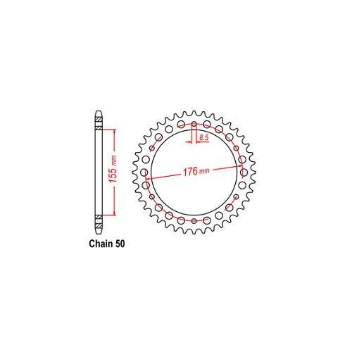 Rear Sprocket Triumph 530