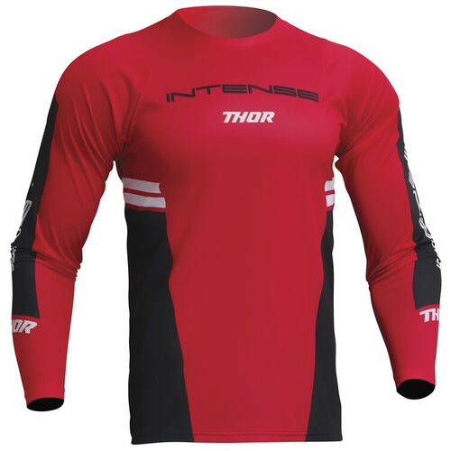 Thor Assist Long Sleeve MTB Motorcycle Jersey - Red/Black