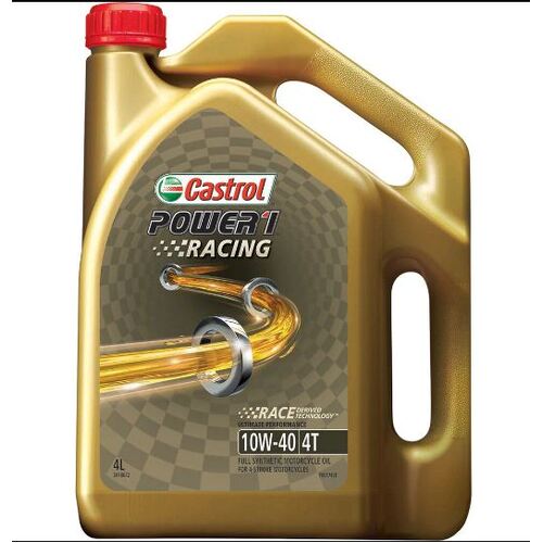 Castrol Power 1 Racing 4T 10W-40 Motorcycle Engine Oil 4 Litre