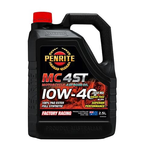 Penrite MC-4ST 10W-40 100% Pao Ester Full Synthetic Engine Oil - 2.5 Litre