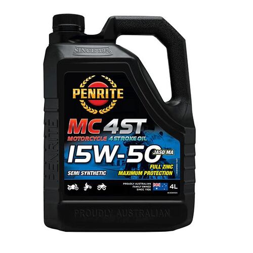 Penrite MC-4ST 15W-50 Semi Synthetic Engine Oil 4 Litre