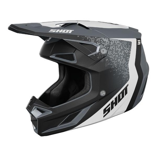 SHOT Helmet Speed Hybrid Grey Matt
