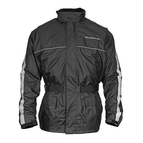 Nelson-Rigg Solo Motorcycle Rain Jacket - Black - S