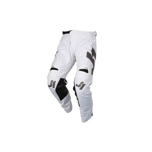 Just1 Men's J-Force Terra Motorcycle Pants - White/Grey