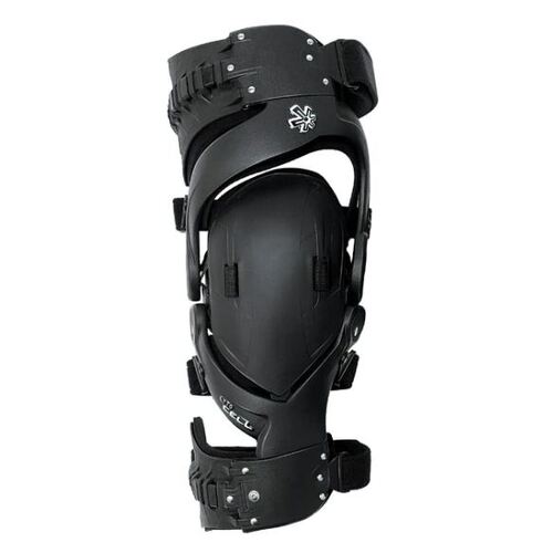 Asterisk Cyto Cell Motorcycle Knee Braces Left Size:-Large - Black